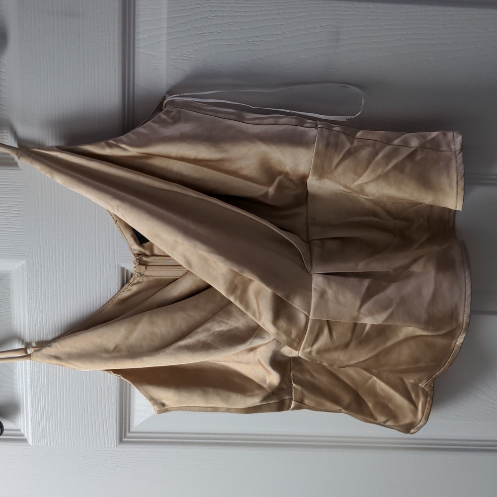 Lulu's Satin Crop top